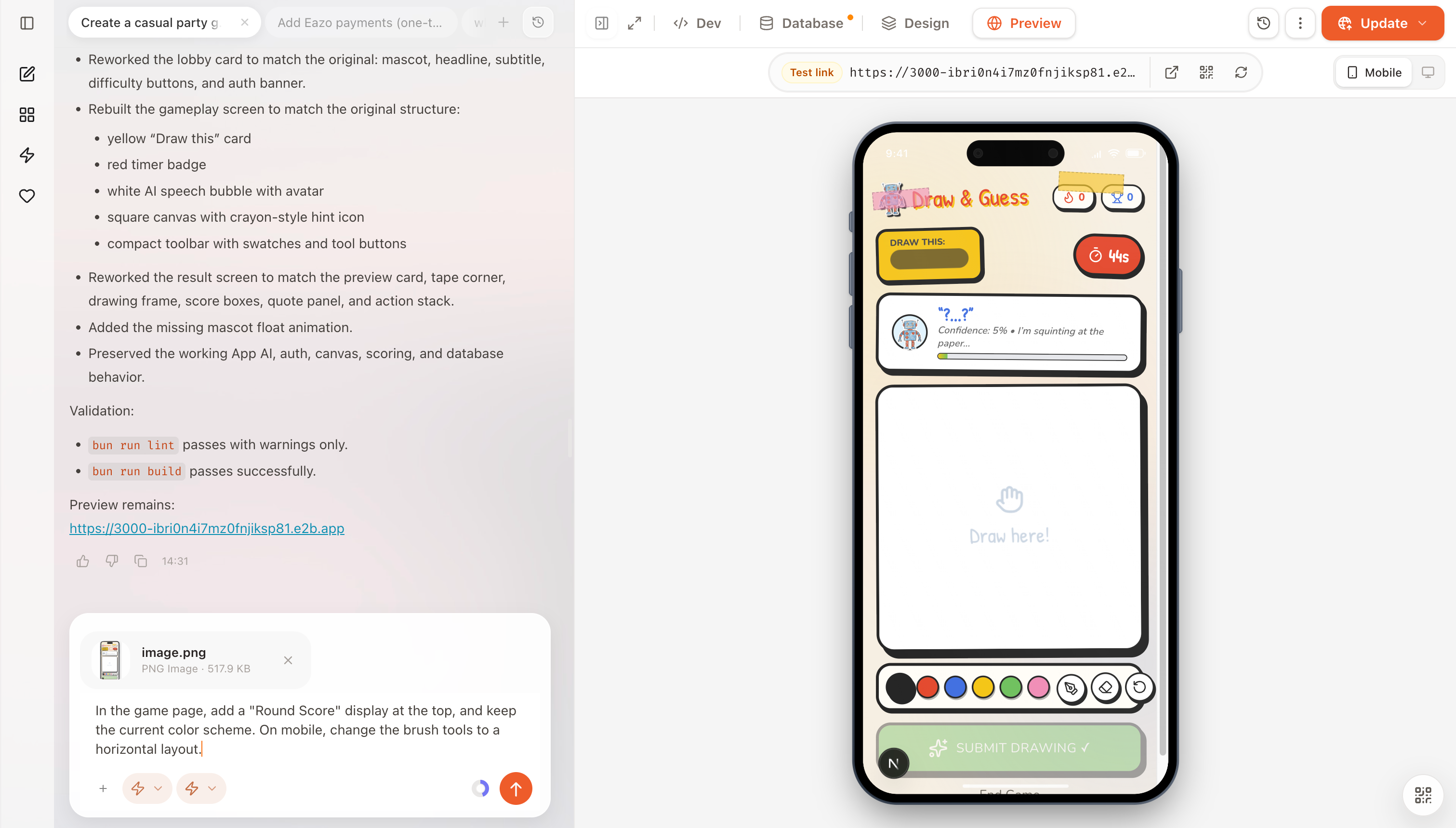 Revise an App