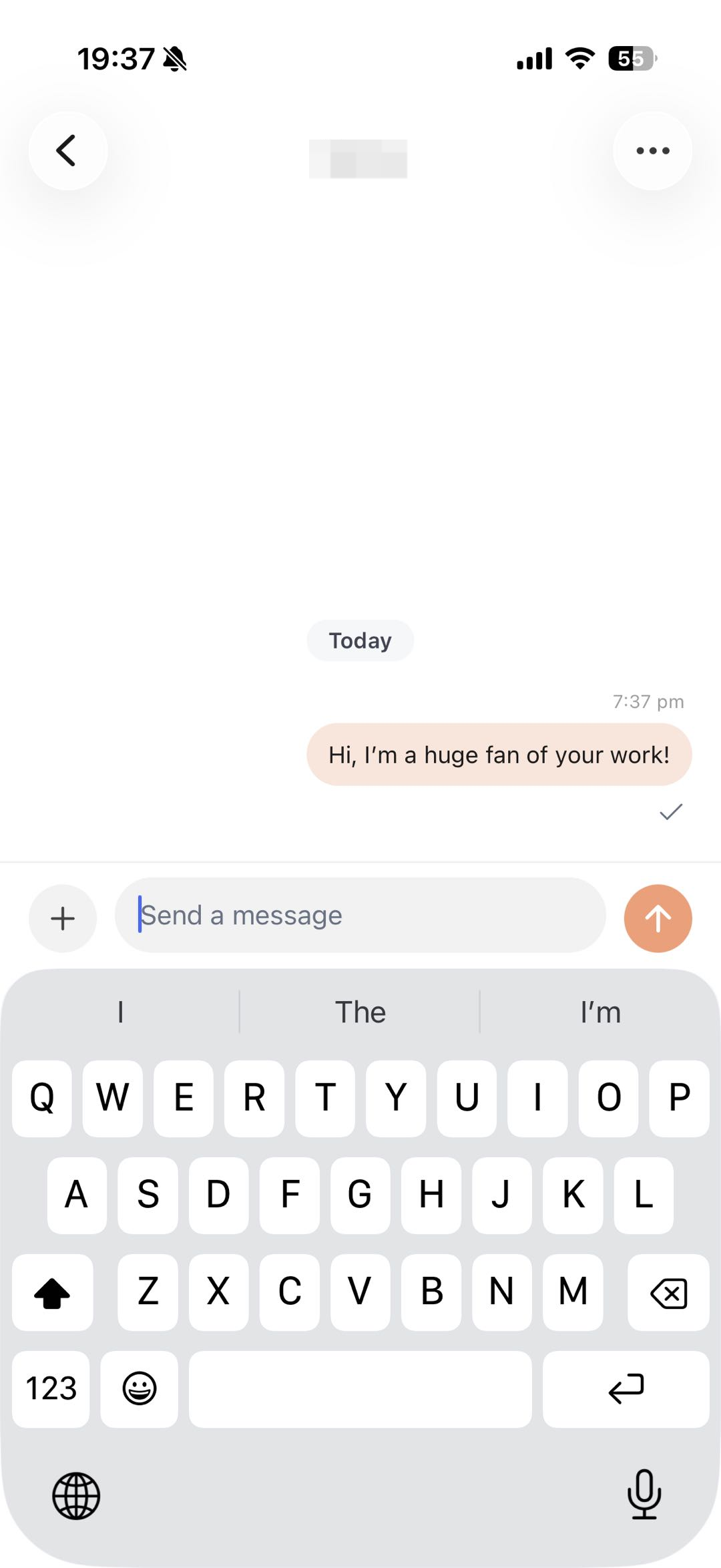在 Messages 中发送私信