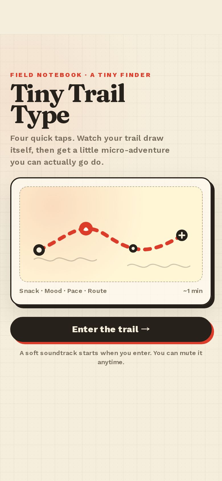 Tiny Trail Type