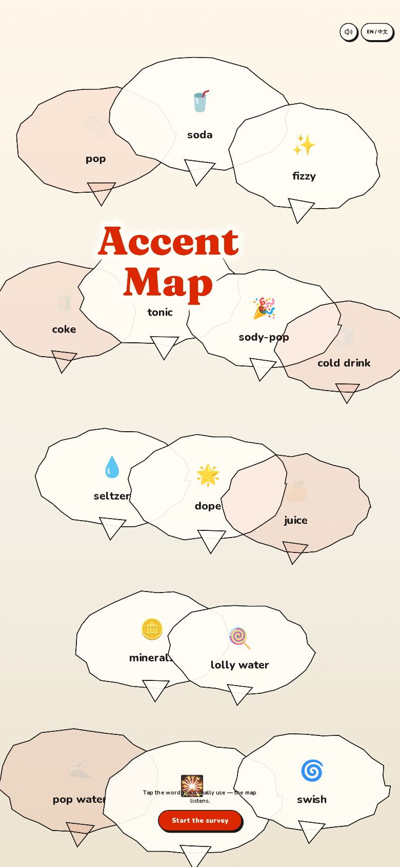 Accent Map Quiz