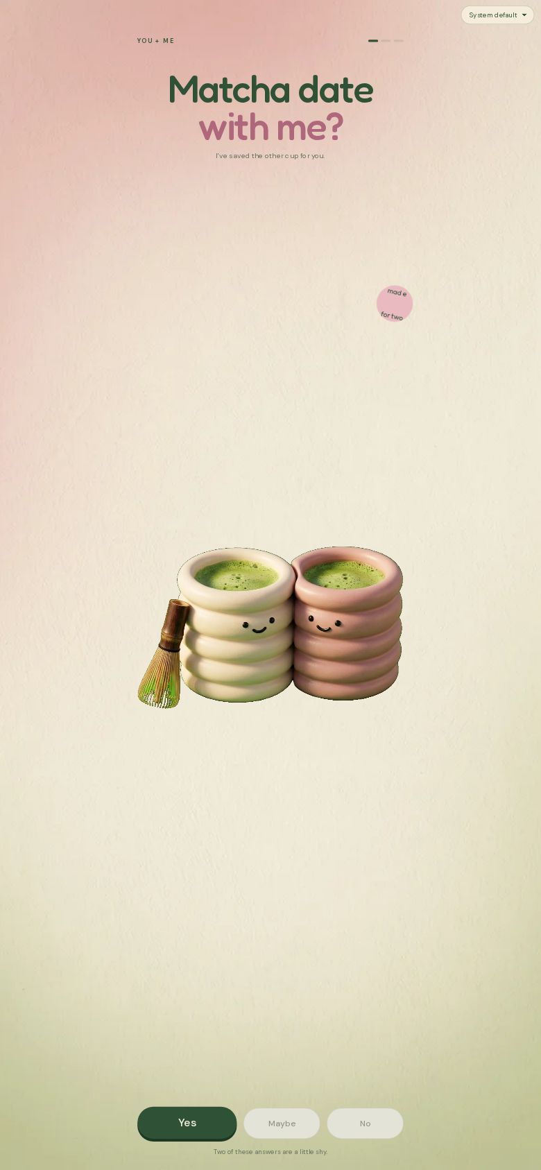Matcha Date