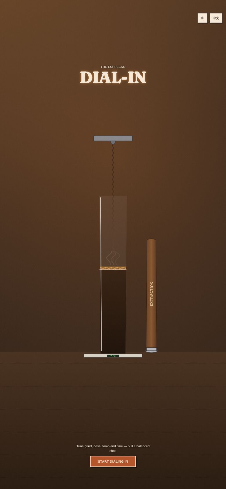 Extraction Dial-In