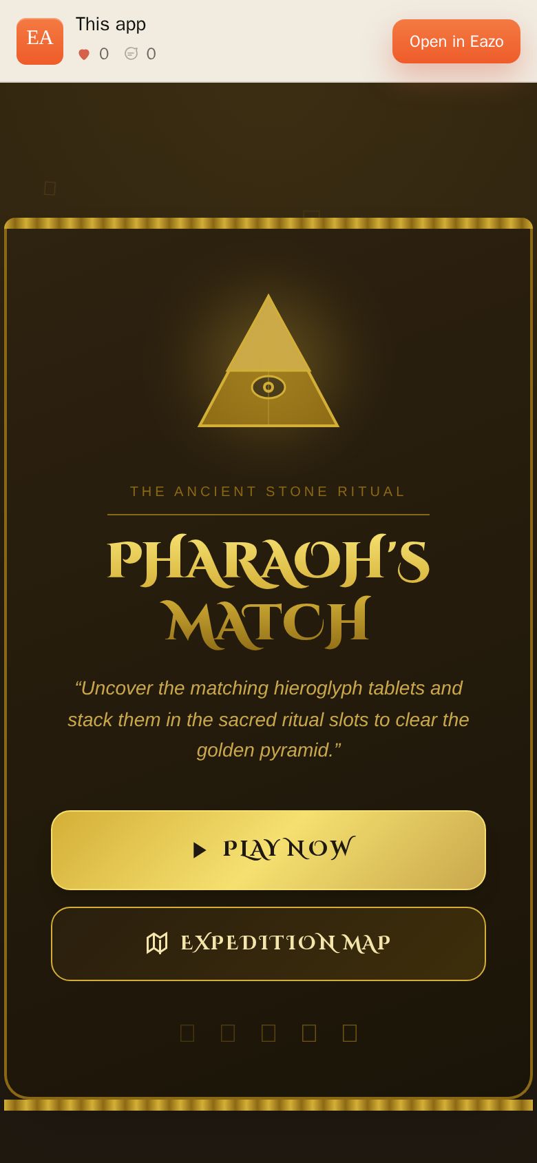 Pharaoh's Match