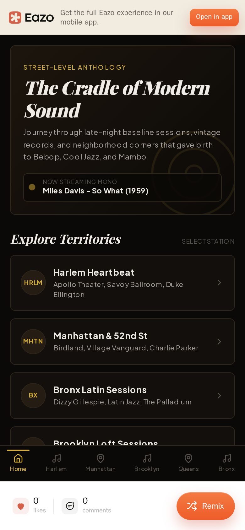 Jazz NYC Explorer
