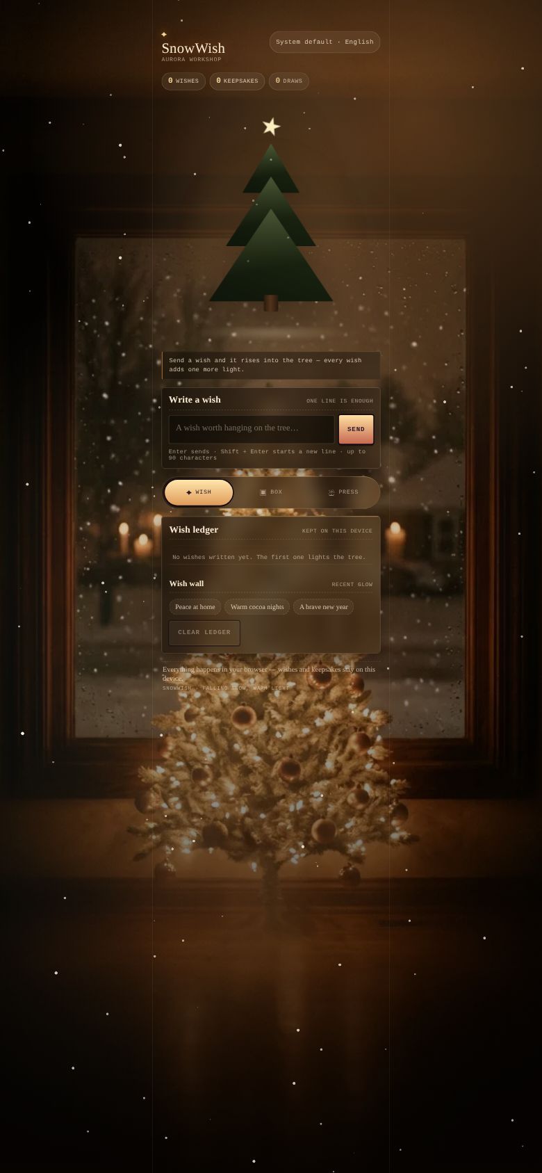 SnowWish