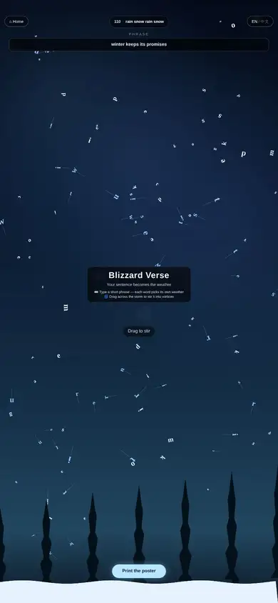 Blizzard Verse
