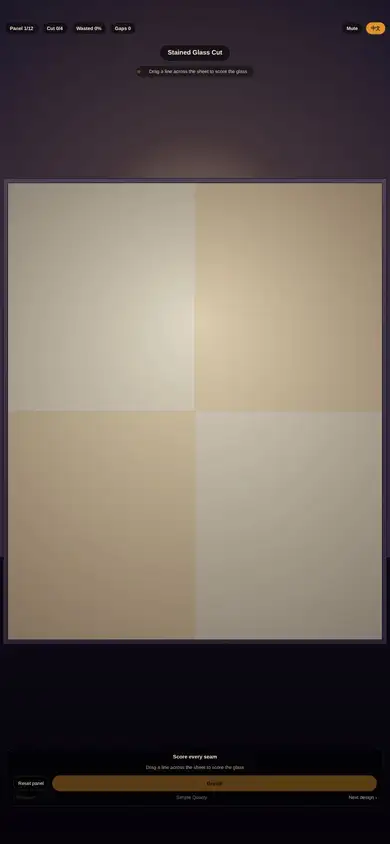 Stained Glass Cut