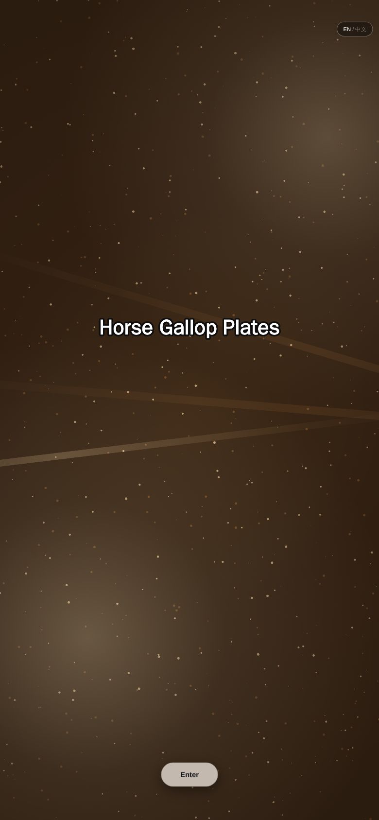 Horse Gallop Plates