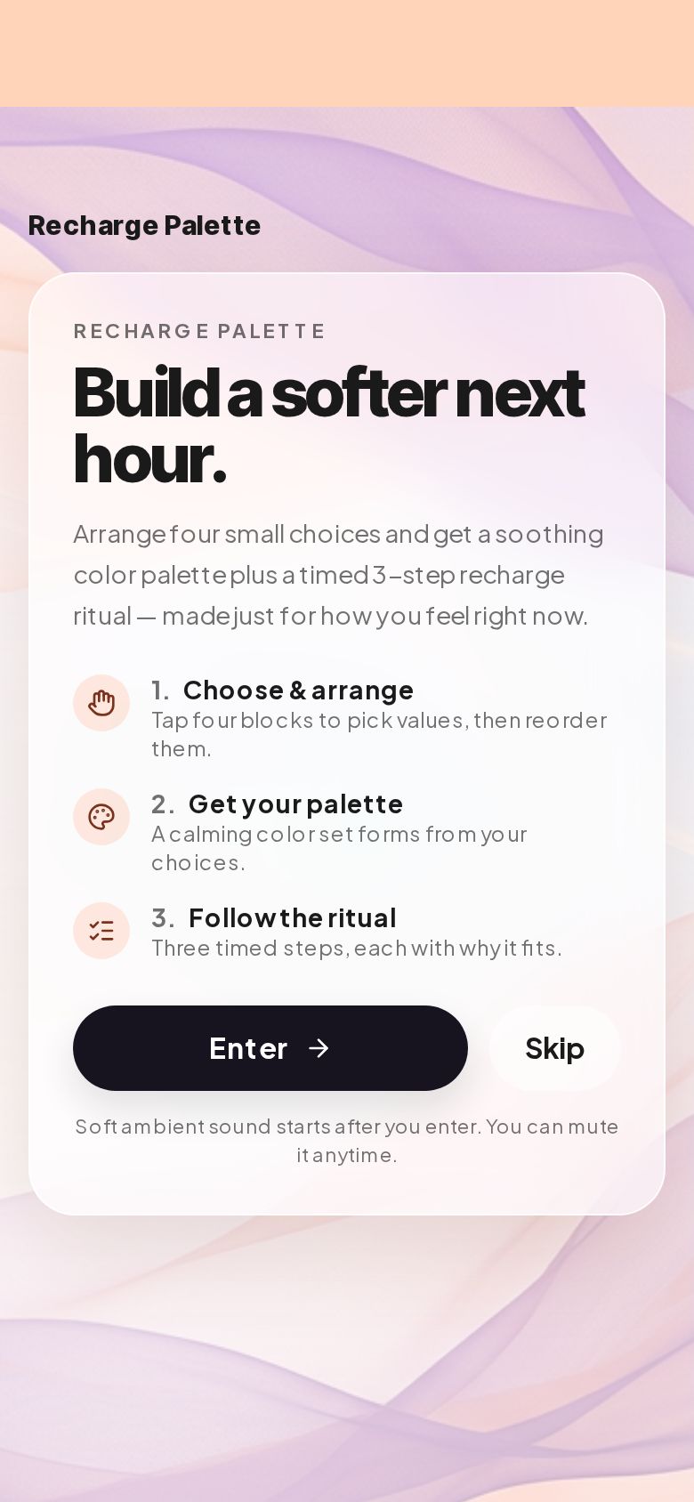 Recharge Palette