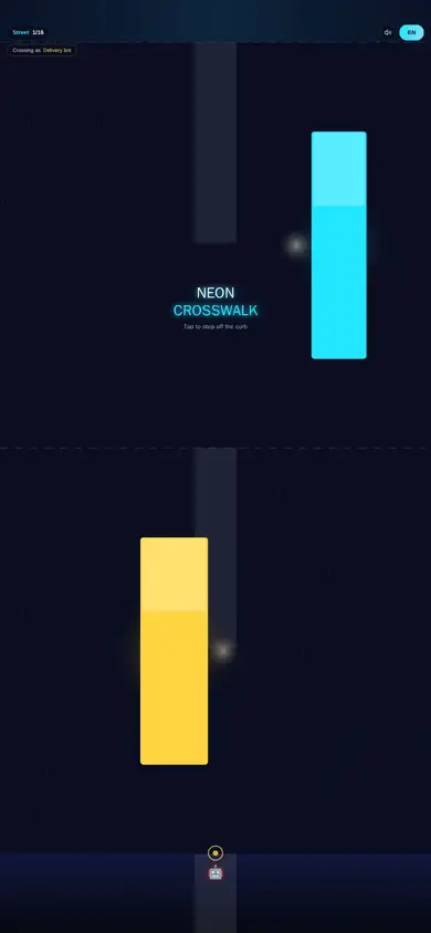 Neon Crosswalk