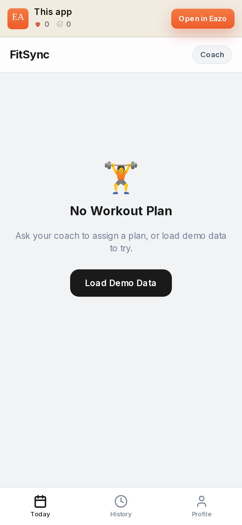 FitSync 健身计划追踪
