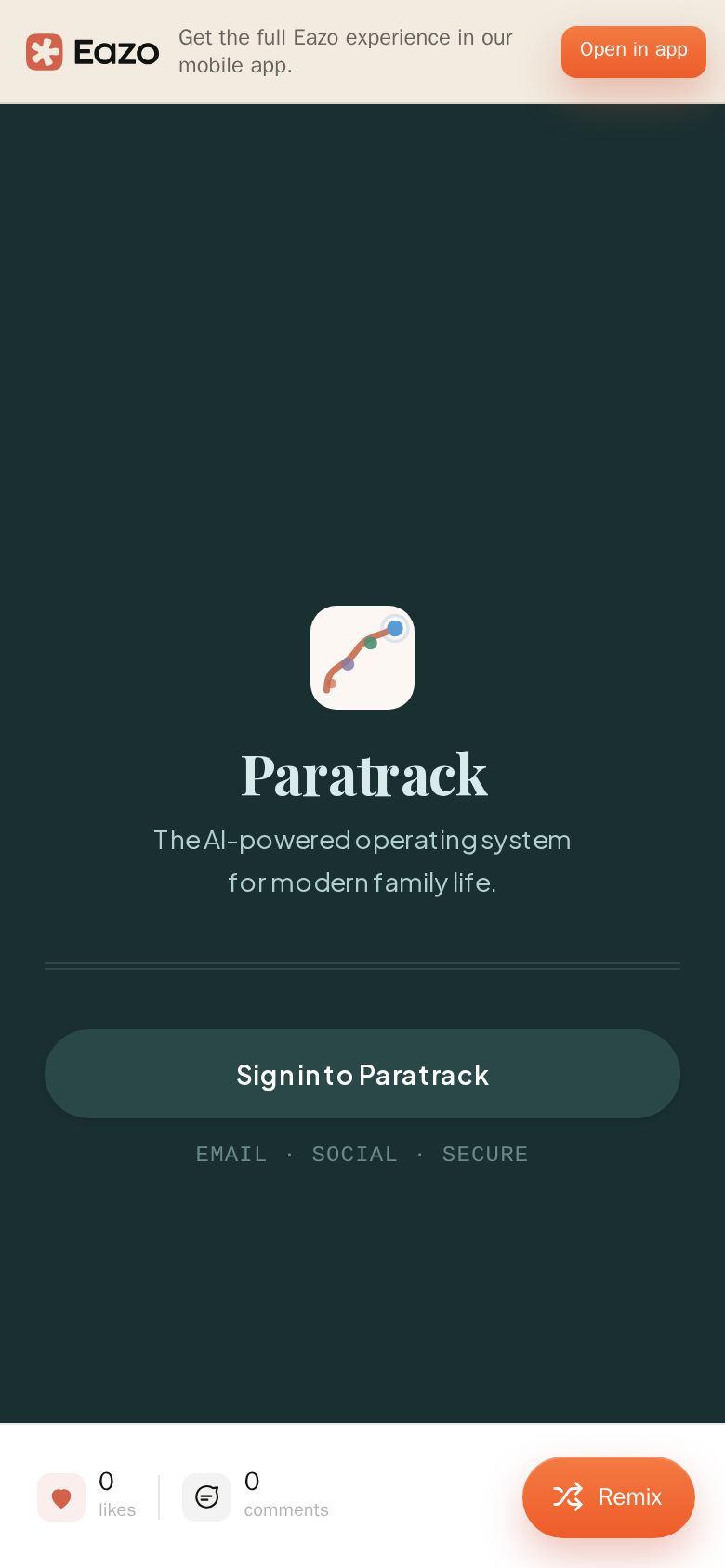 Paratrack