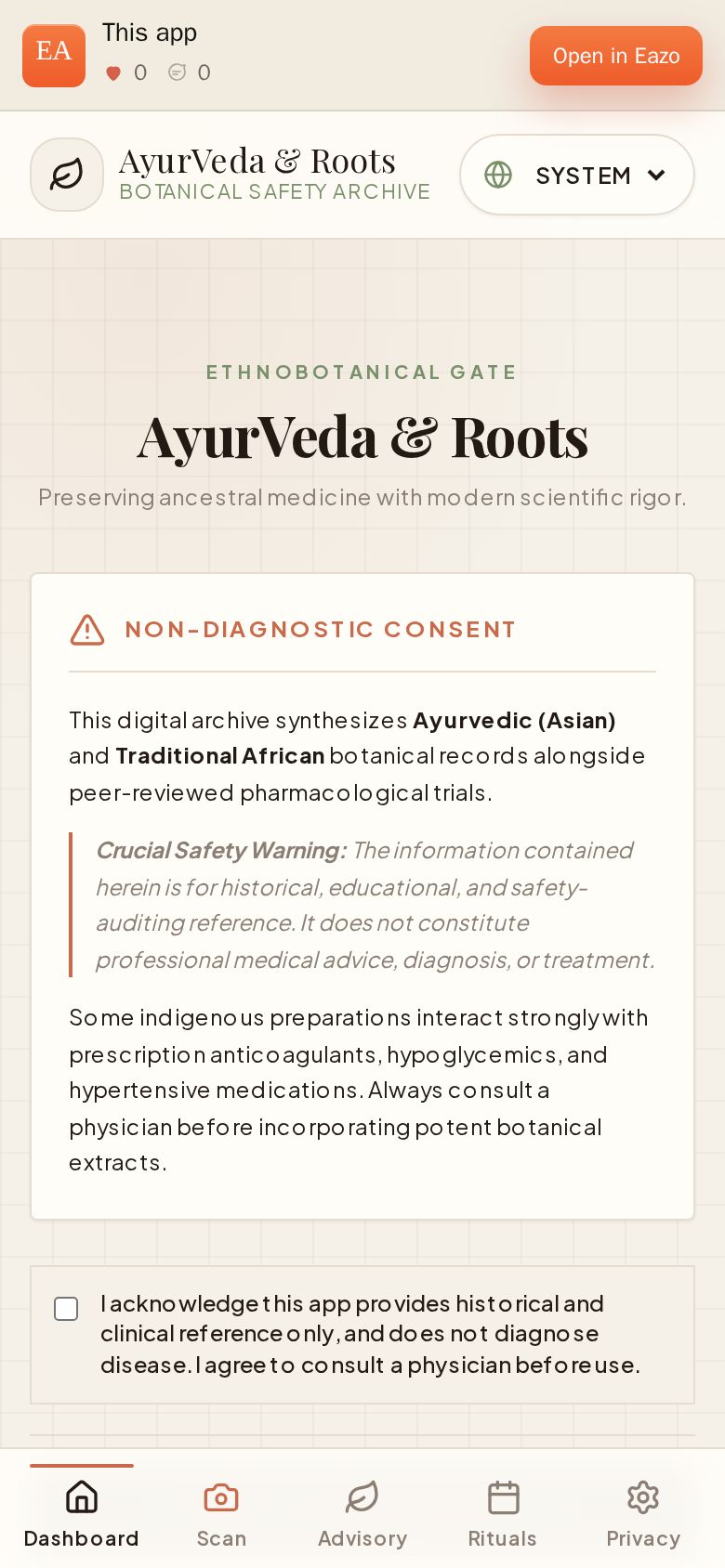AyurVeda & Roots