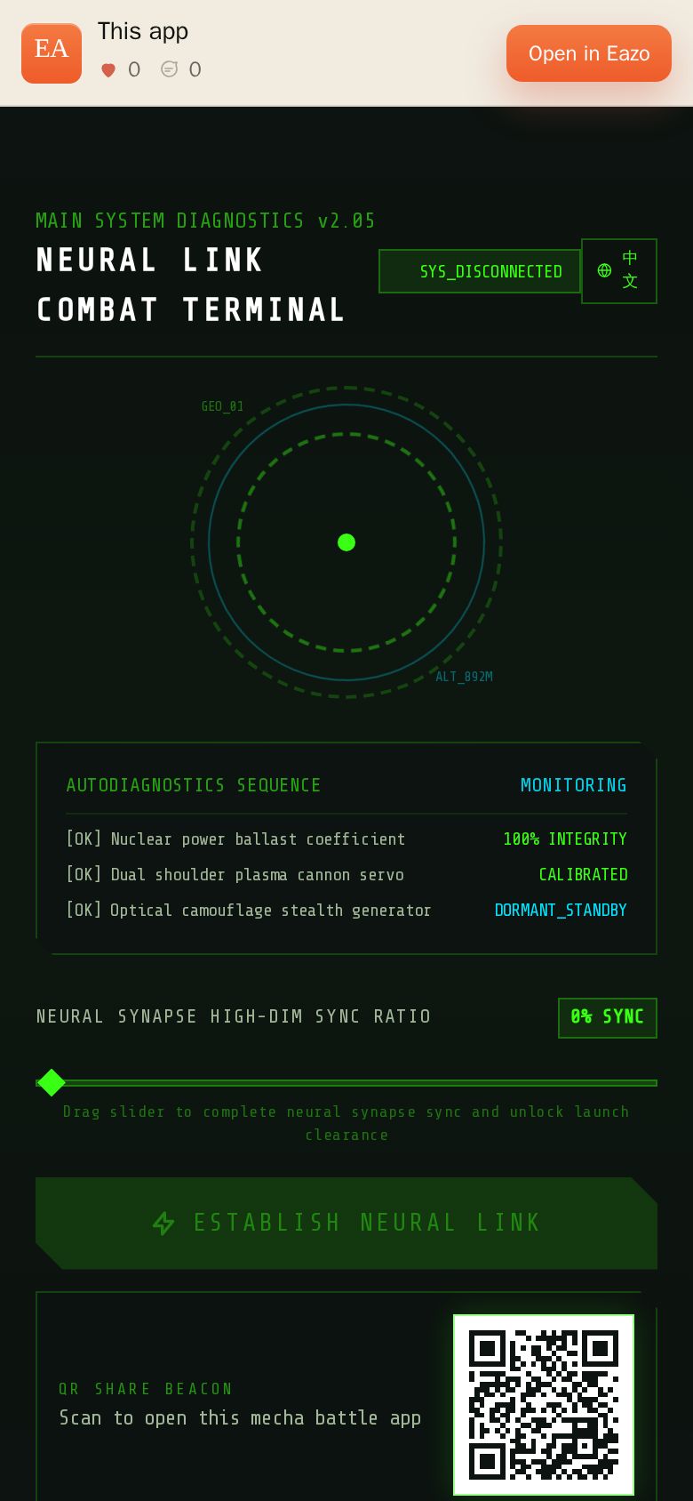Aegis Frame: Mecha Battle