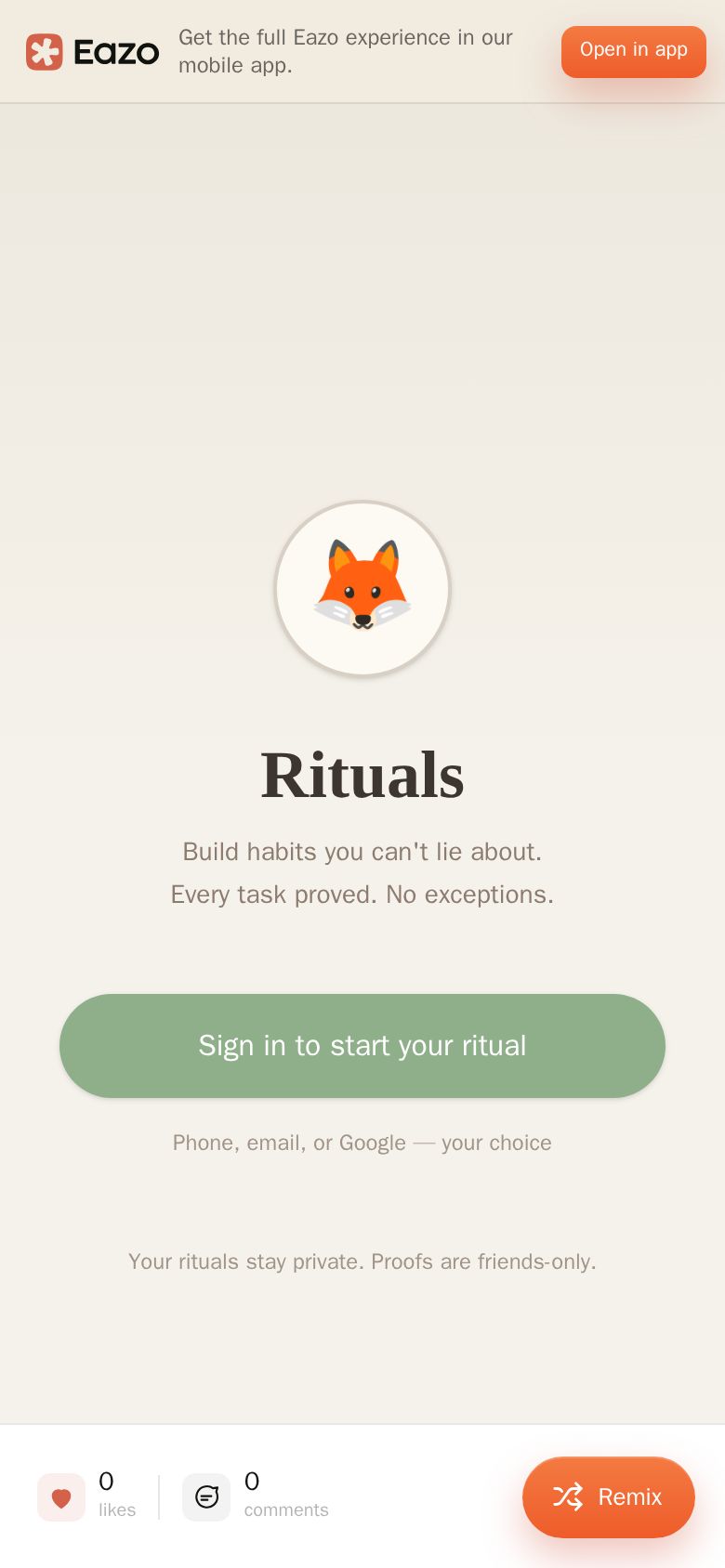 Rituals