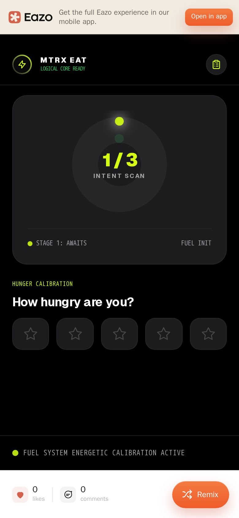 What Should I Eat