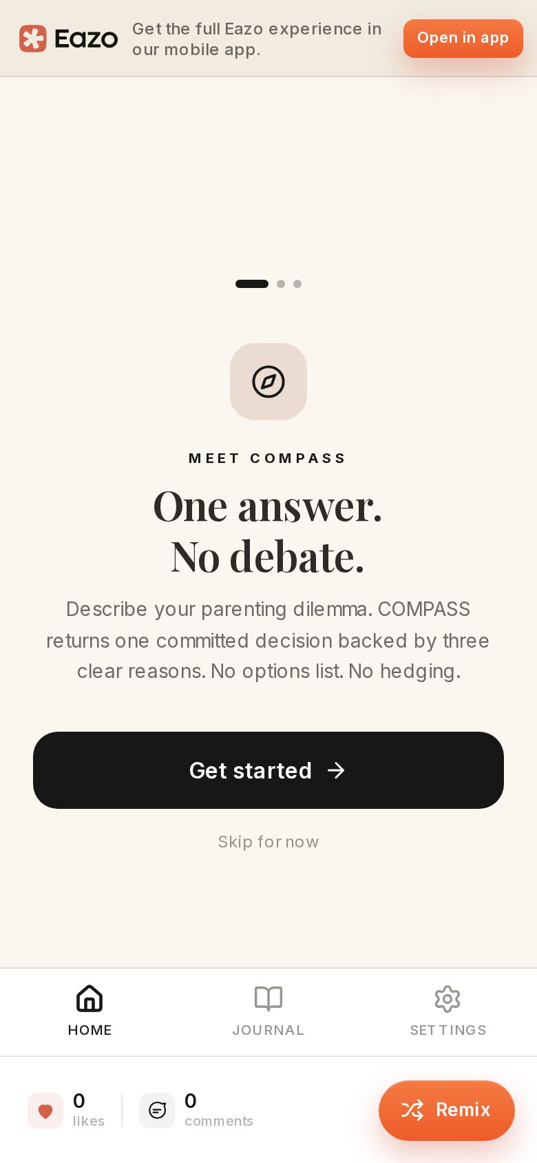 COMPASS \u2014 Family AI Decision Engine