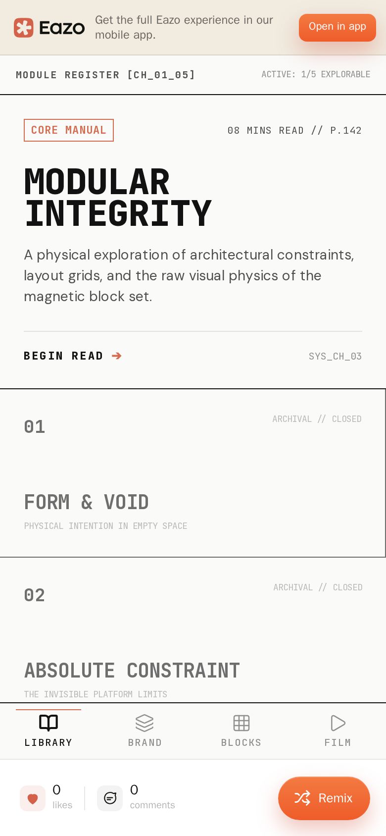 Design Forward Reader