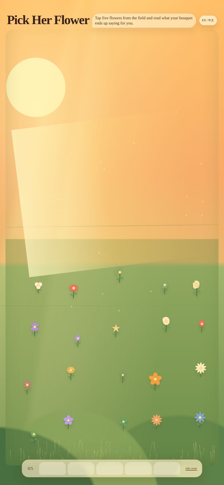 Pick Her Flower