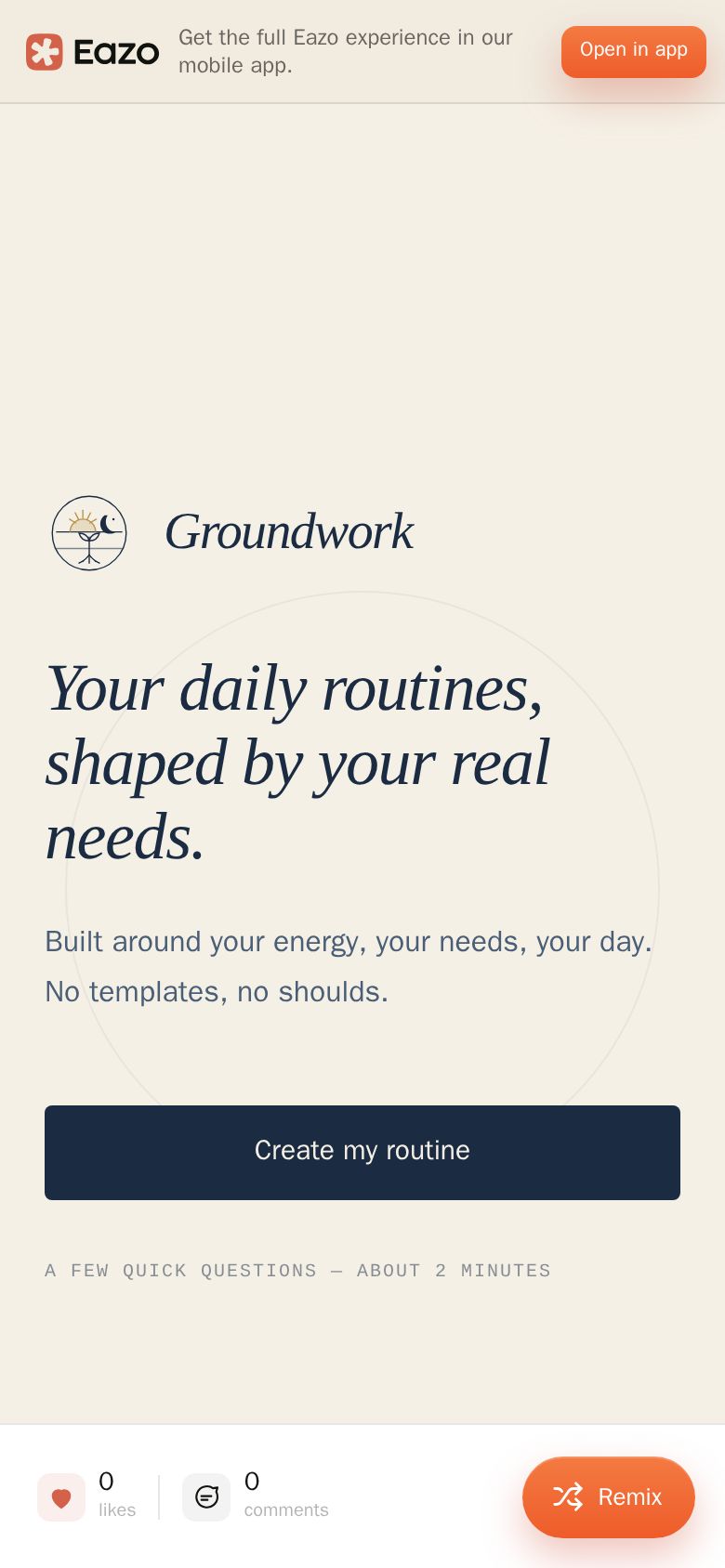 Groundwork