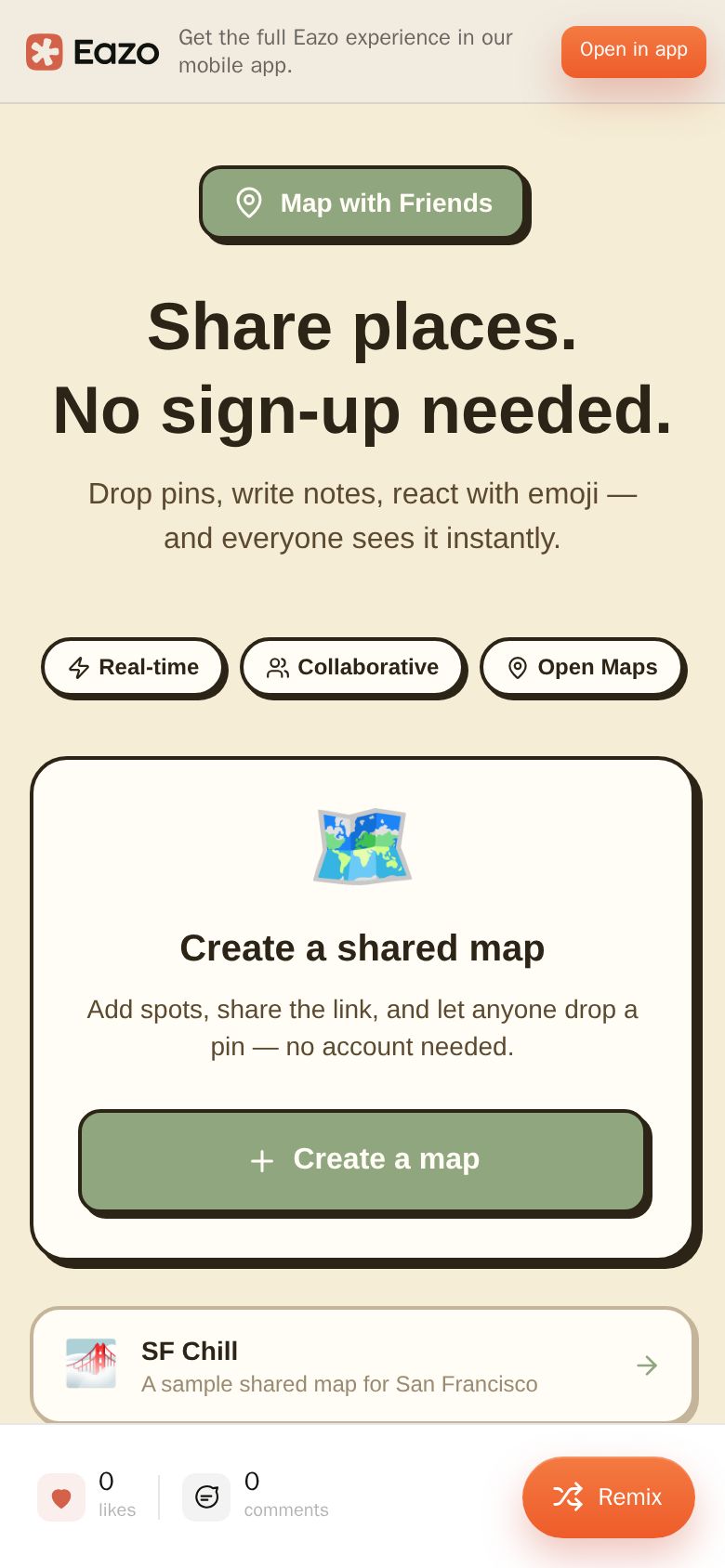 Map with Friends