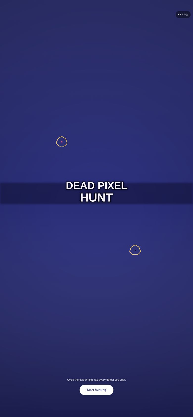 Dead Pixel Hunt