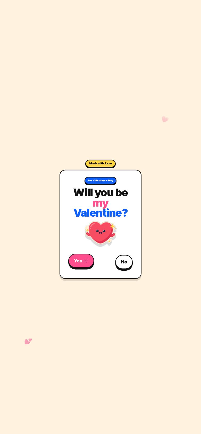 Will You Be My Valentine?