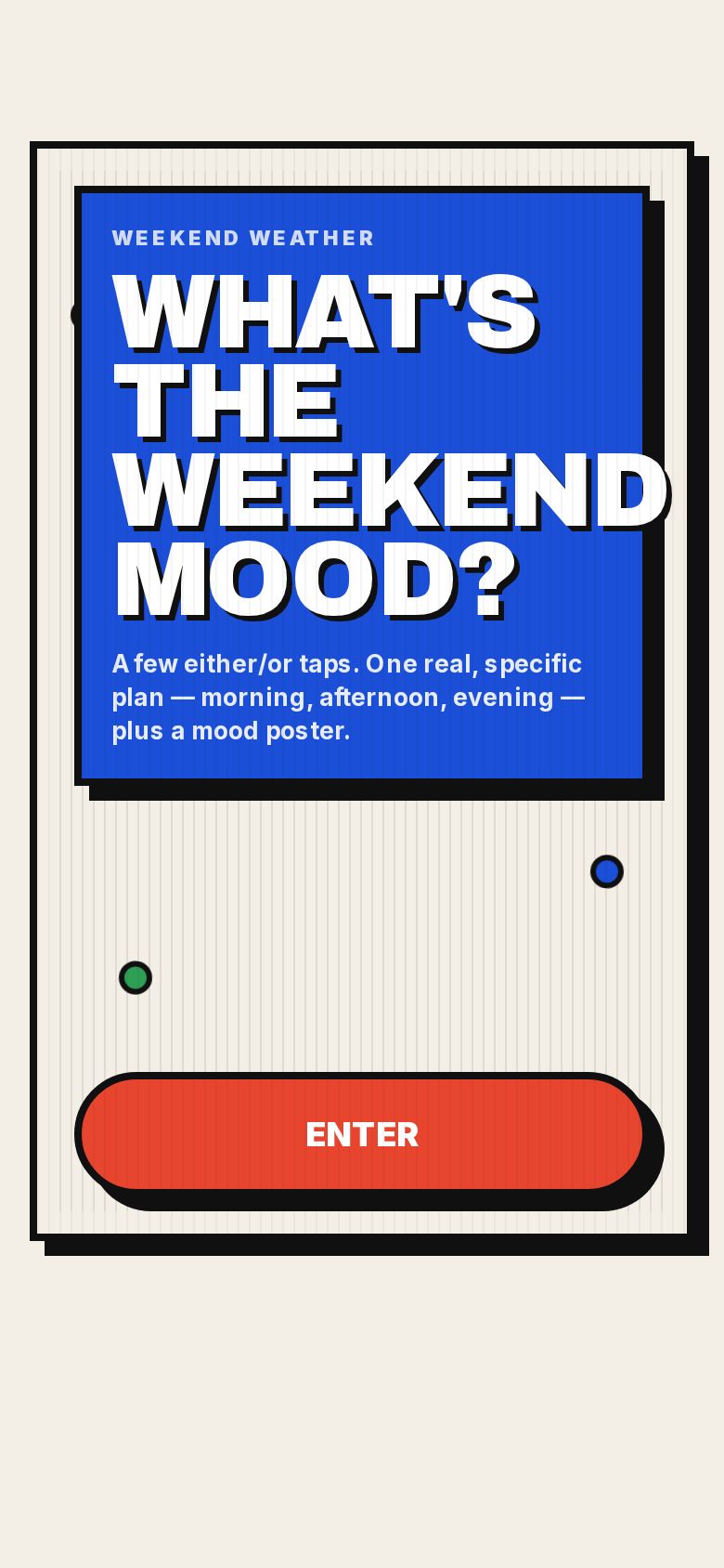Weekend Weather