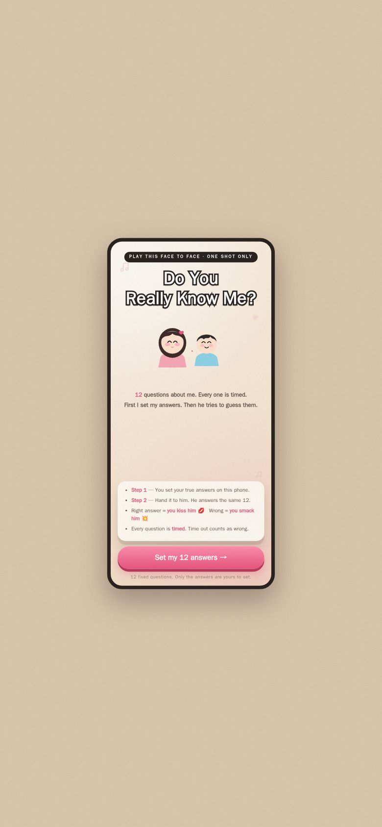 How well do you know me?