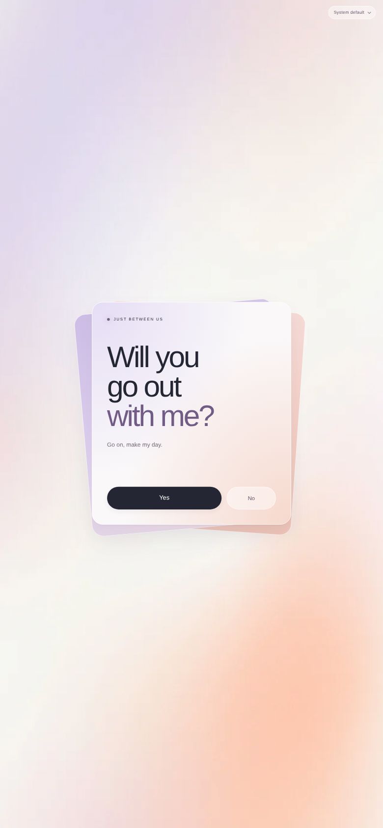 A Little Question