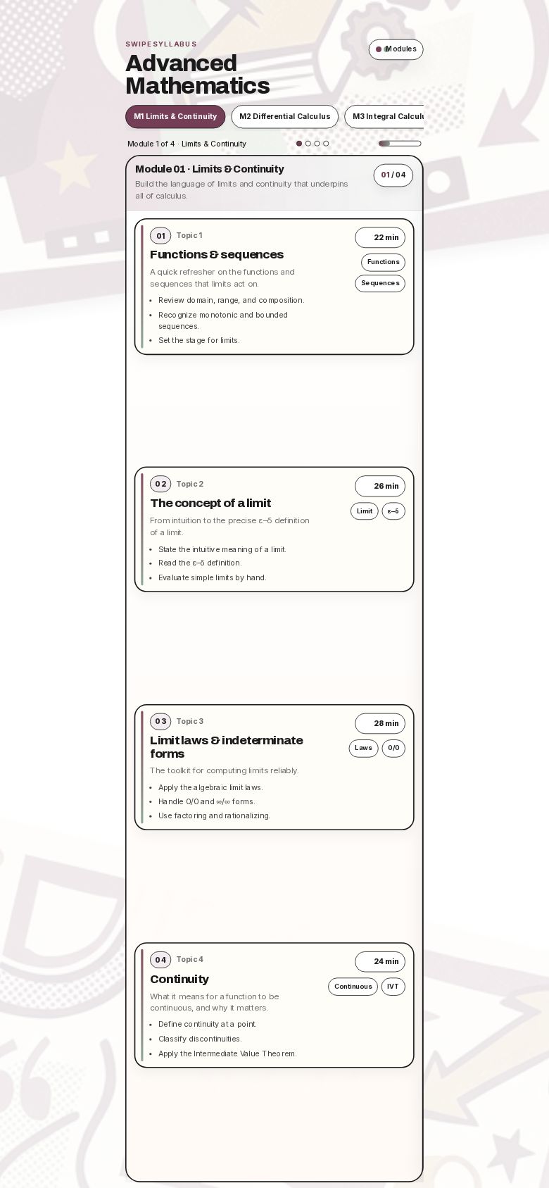 SwipeSyllabus