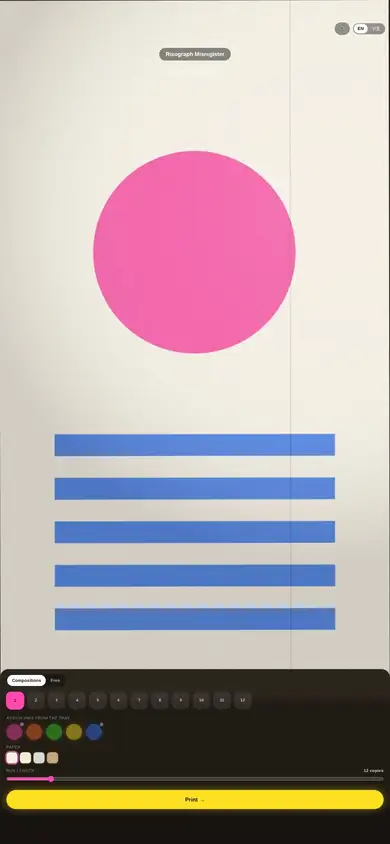 Risograph Misregister