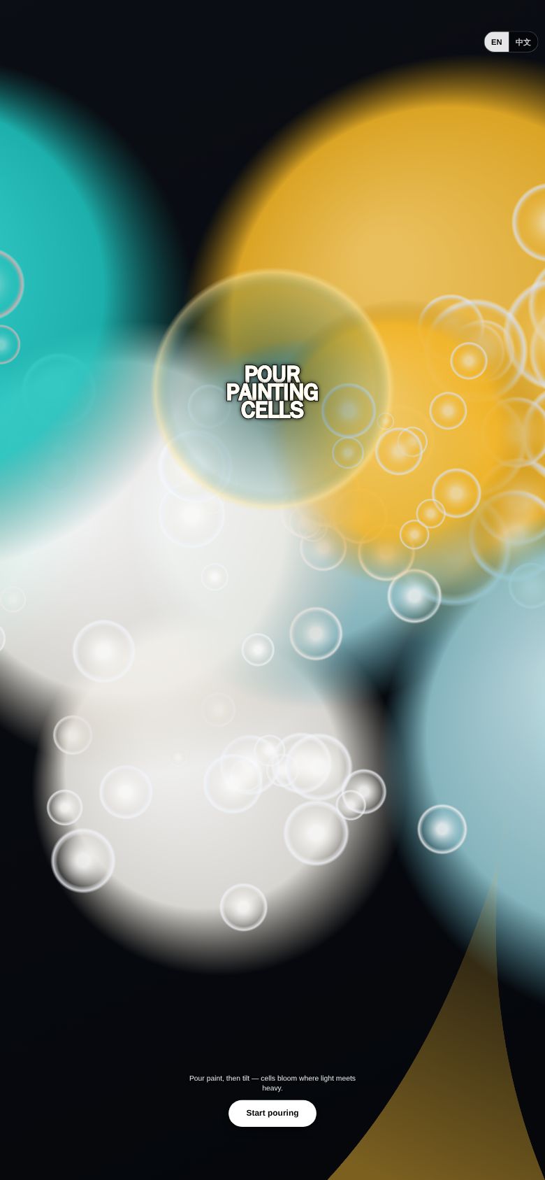 Pour Painting Cells