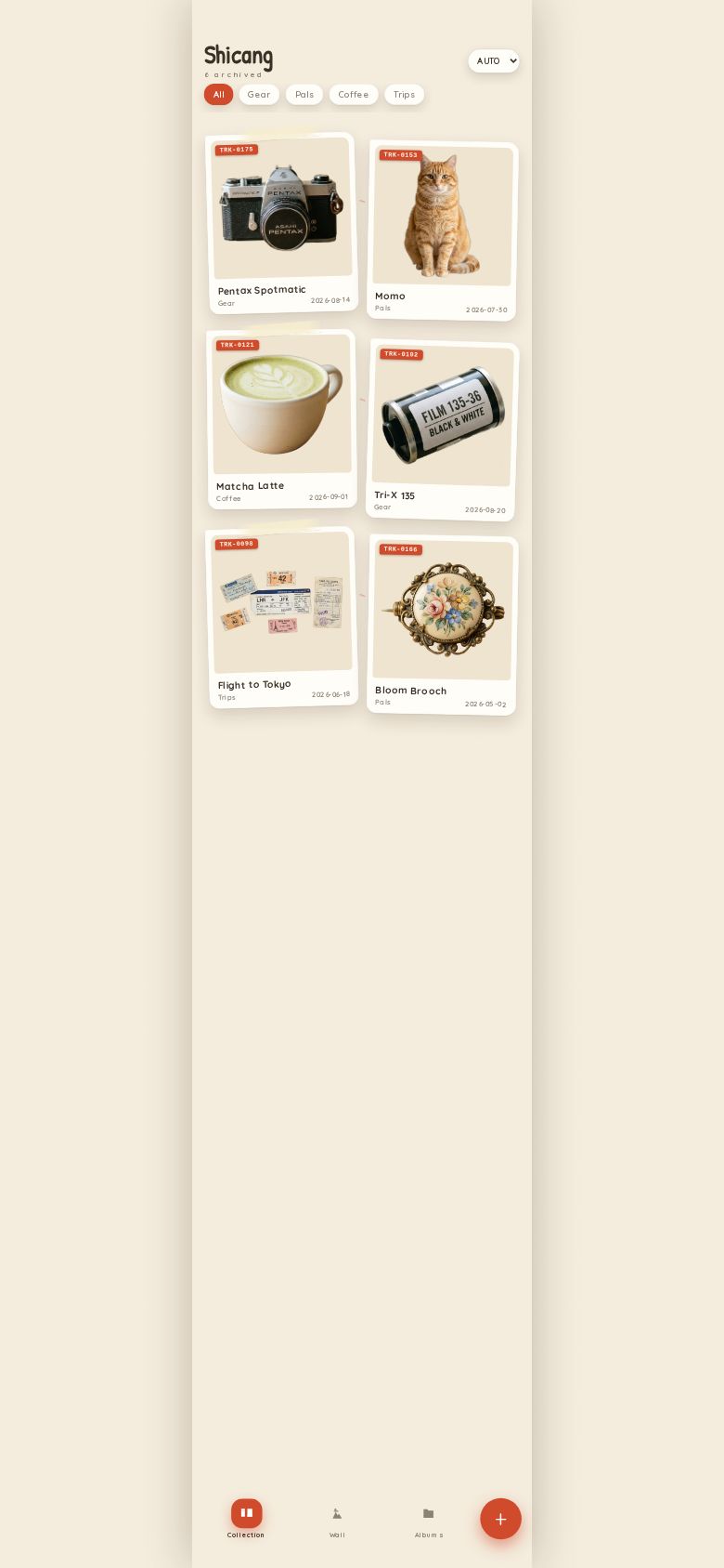 Shicang — Object Archive & Collage