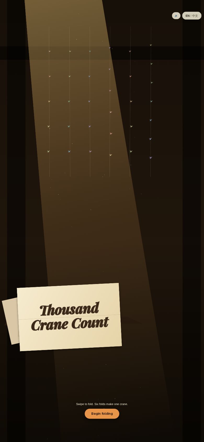 Thousand Crane Count