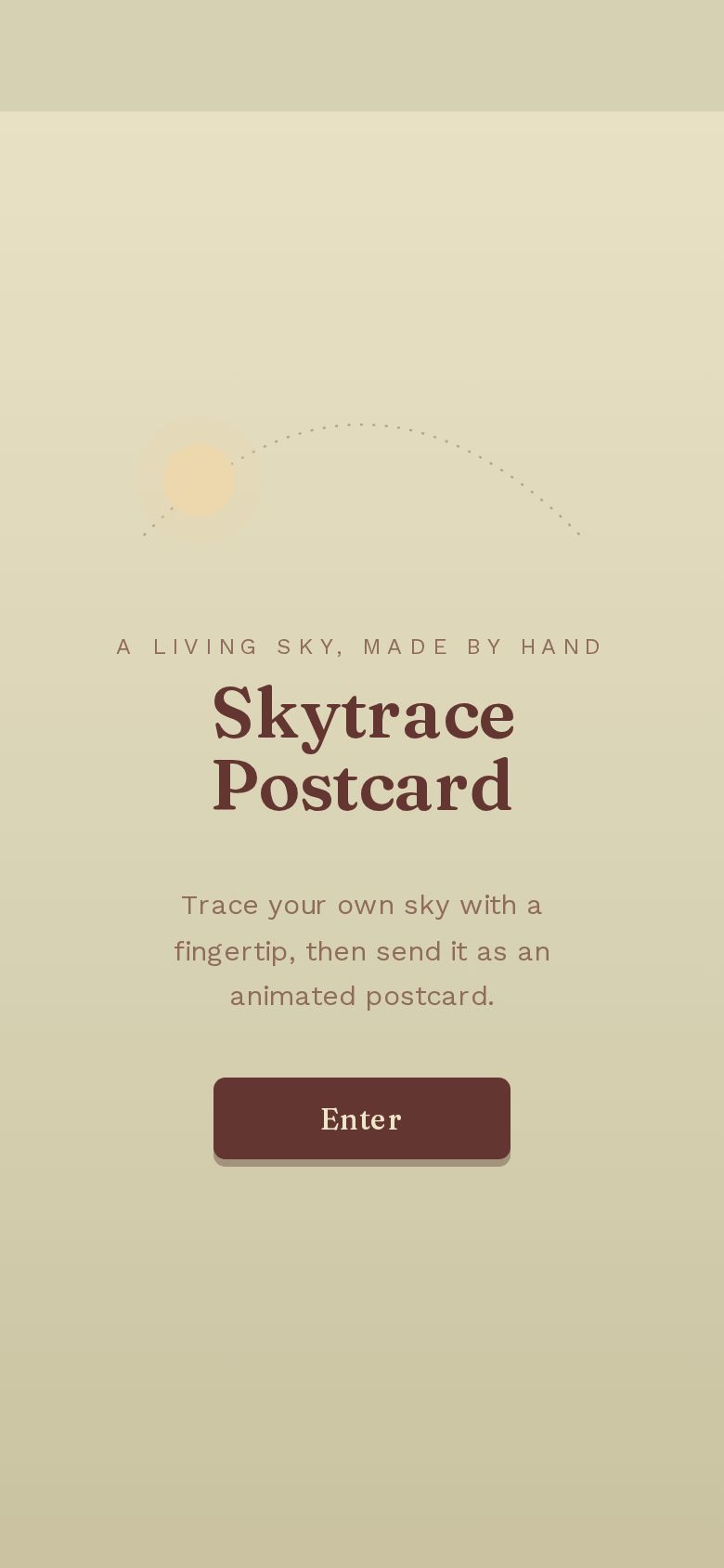 Skytrace Postcard