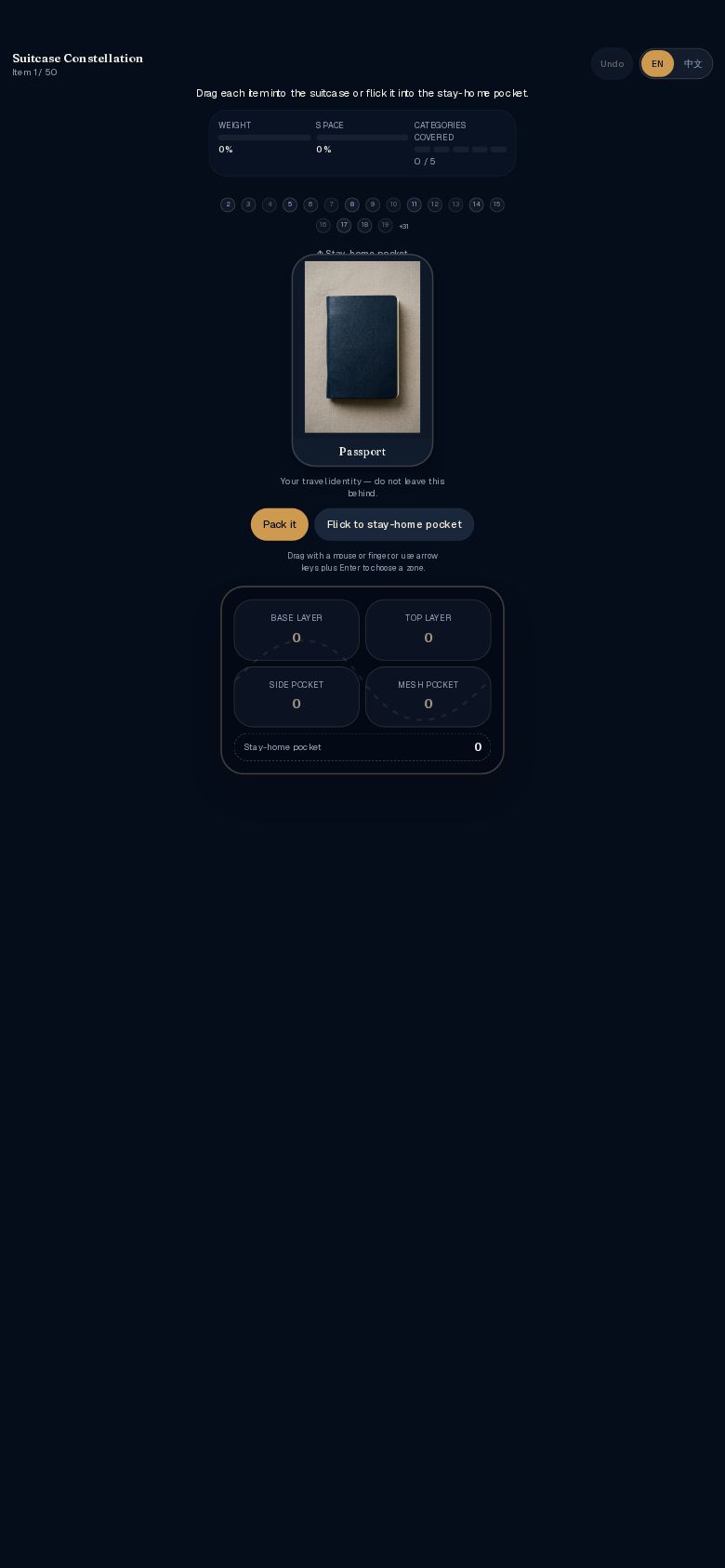 Suitcase Constellation