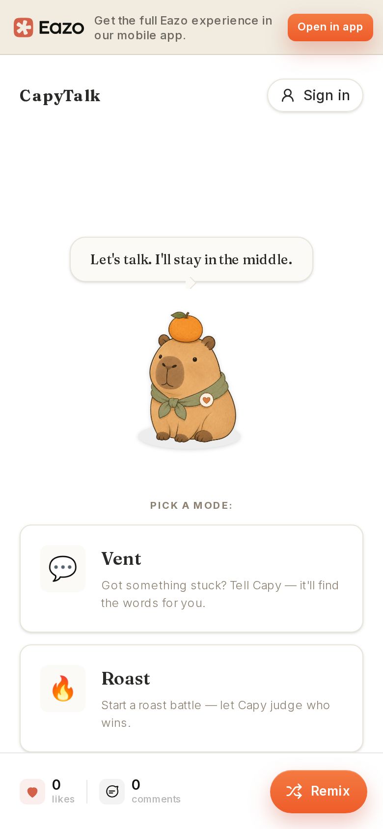 CapyTalk