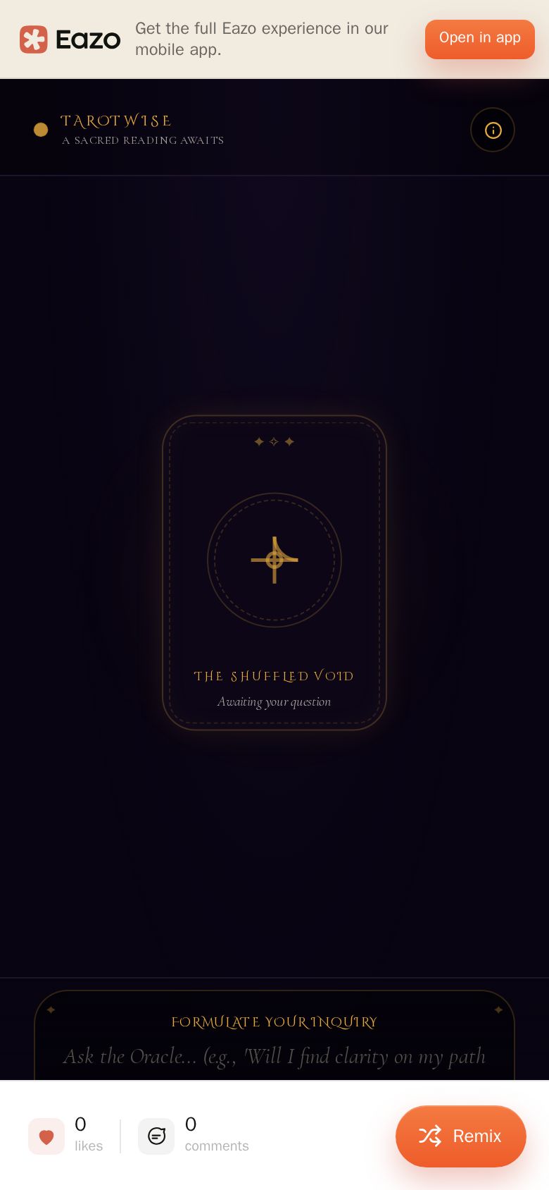 Mystic Tarot Reader