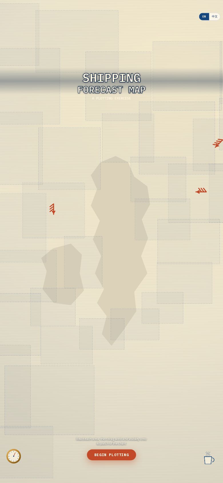 Shipping Forecast Map