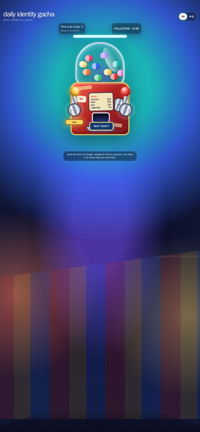 Daily Identity Gacha