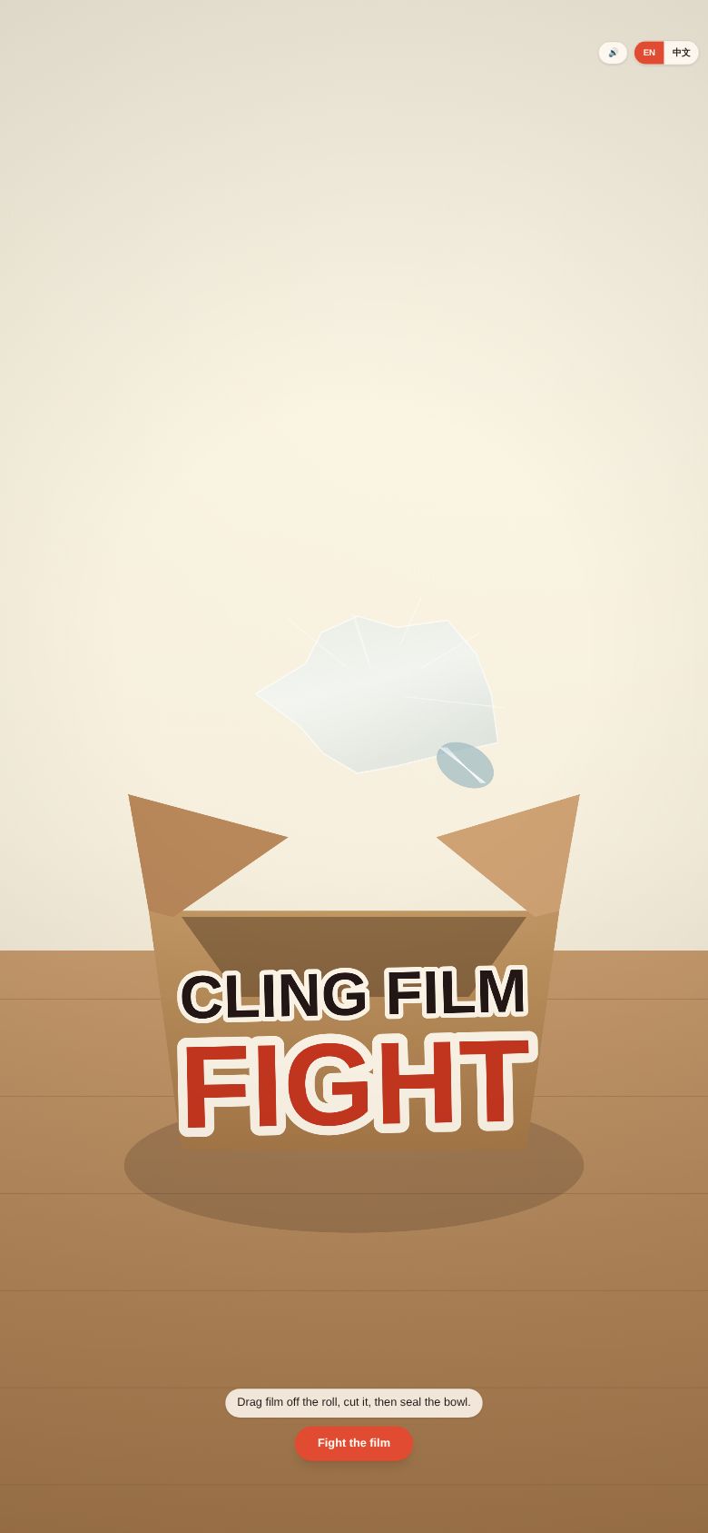 Cling Film Fight