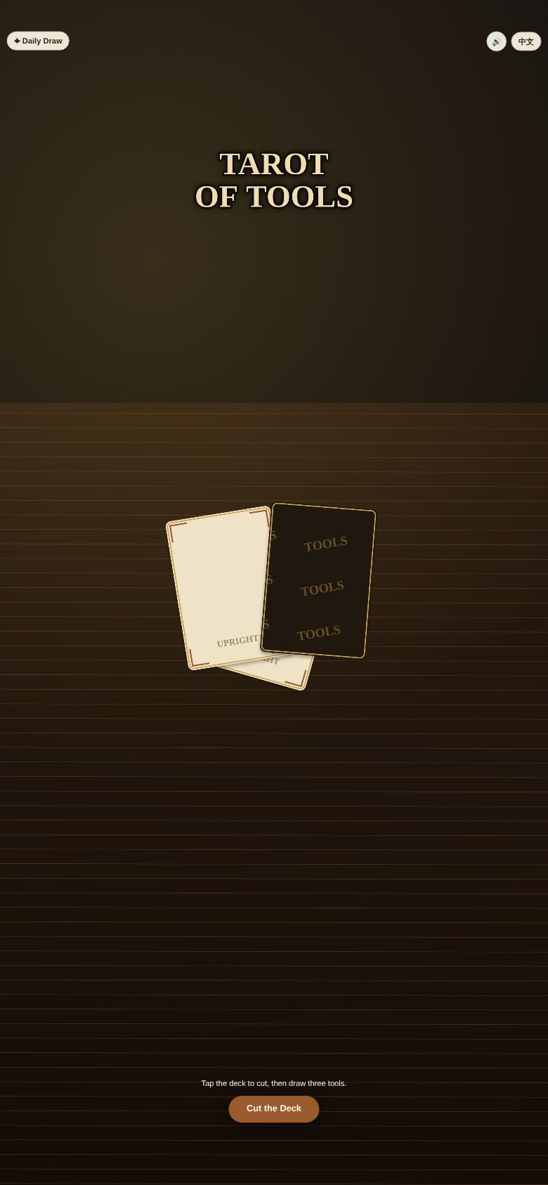 Tarot of Tools