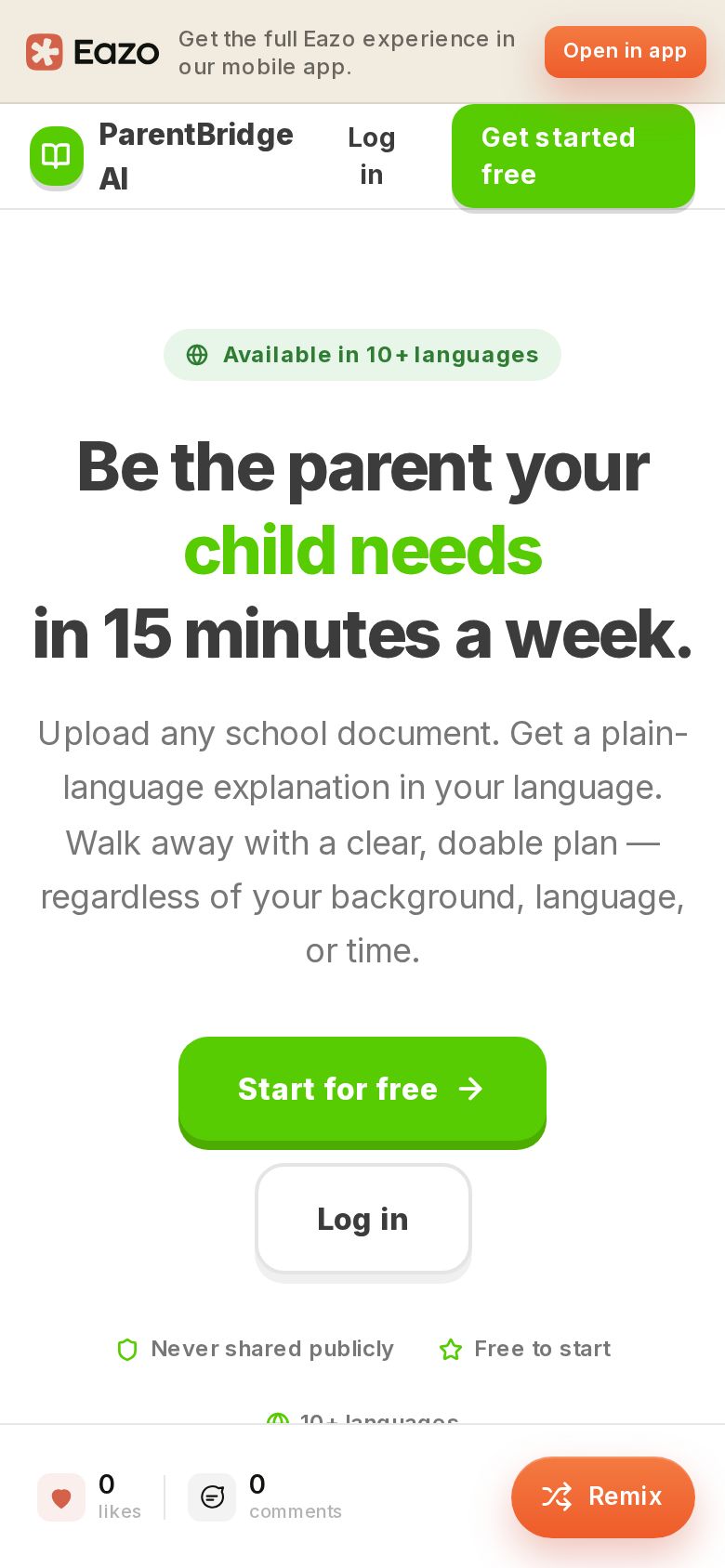 ParentBridge AI