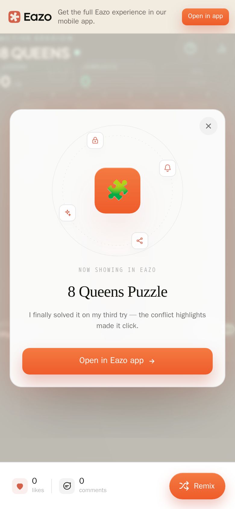 8 Queens Puzzle
