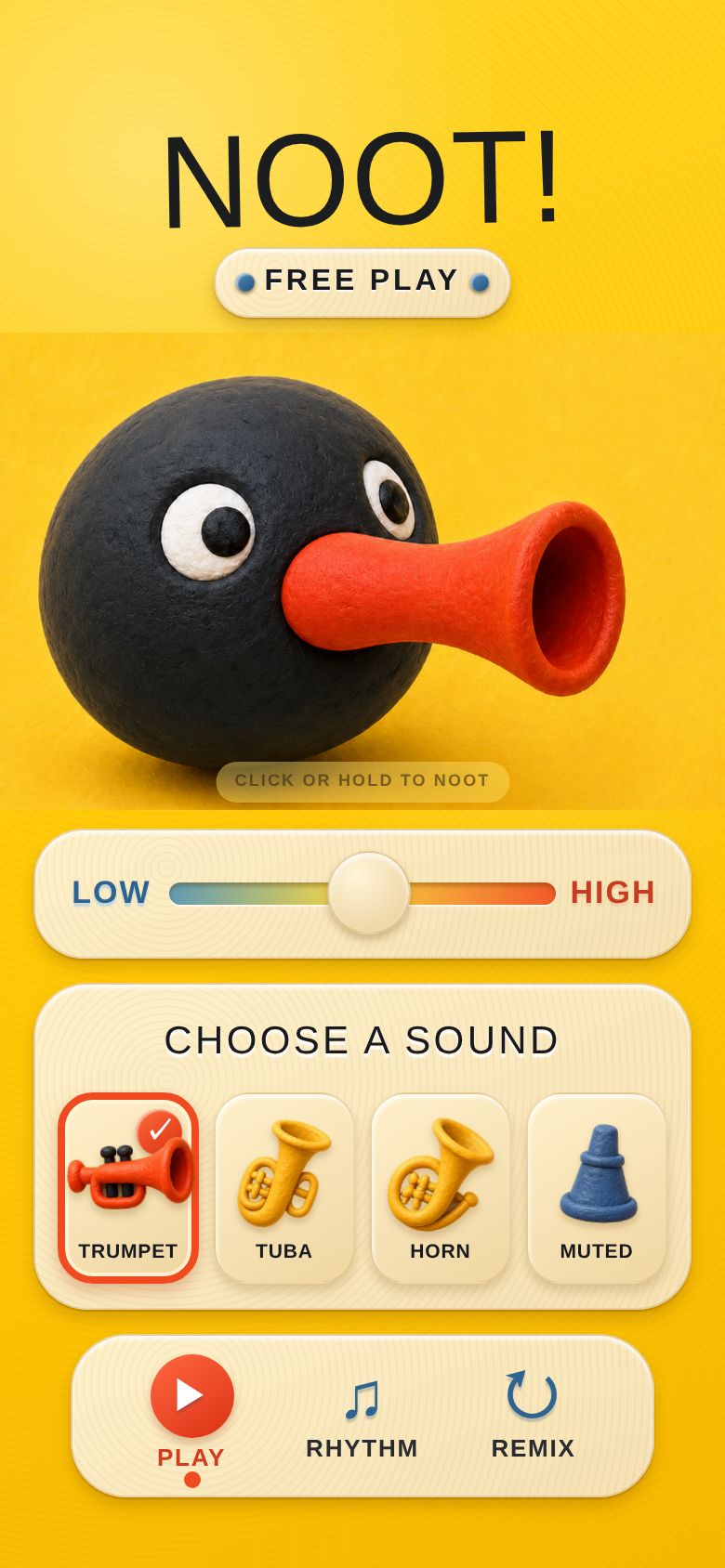 NOOT! Clay Trumpet
