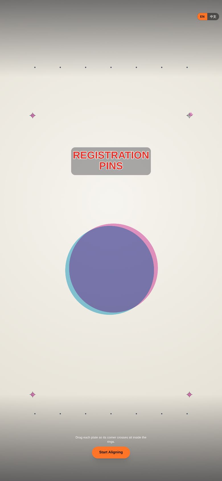 Registration Pins