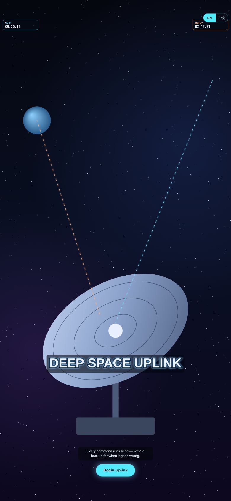 Deep Space Uplink