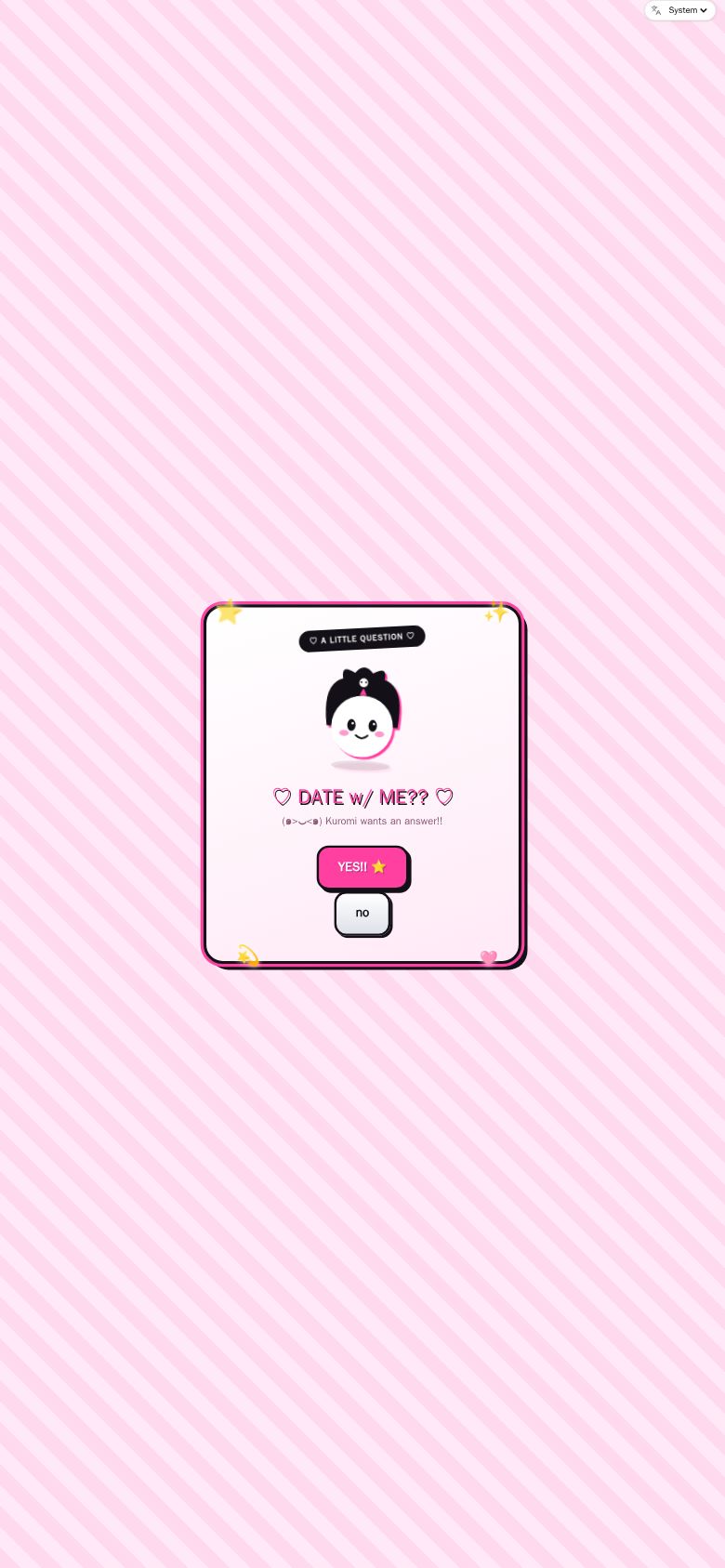 Kuromi Date Invite