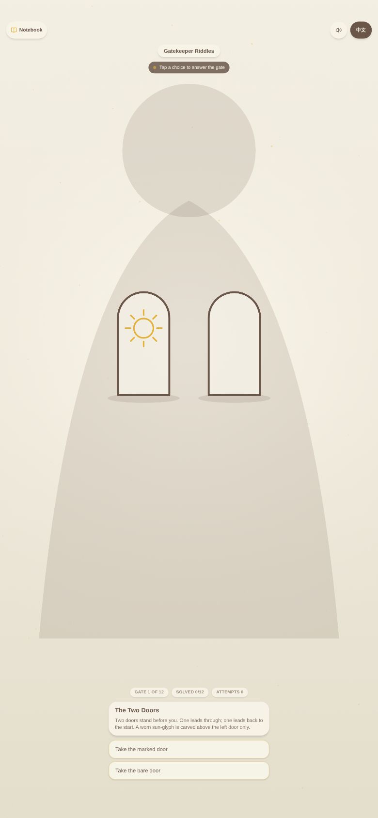 Gatekeeper Riddles